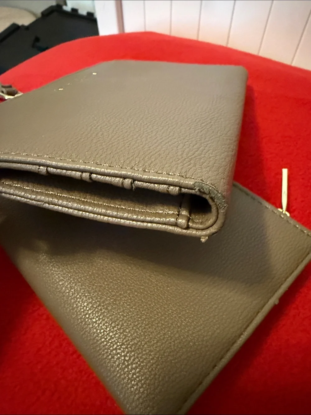 Katie Loxton Zip Zana Wristlet Wallet Mocha